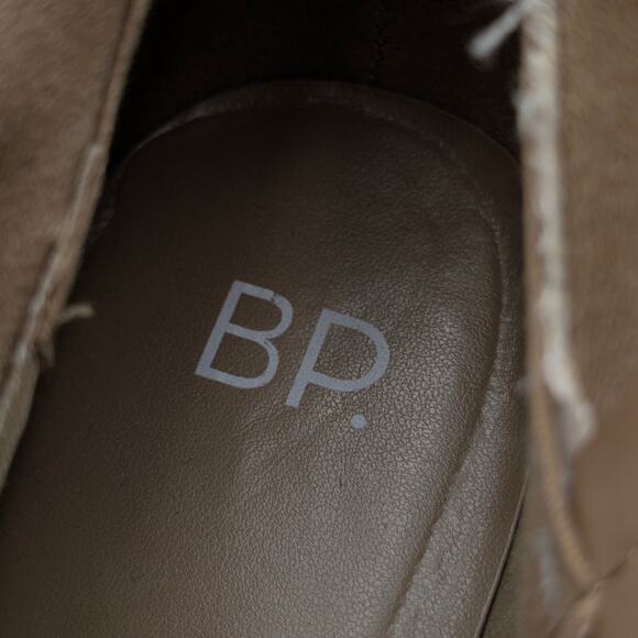 BP. Surina Western Pointed Toe Ankle Boots Side Zip Women's Tan Smoke Size 11M - Picture 10 of 10